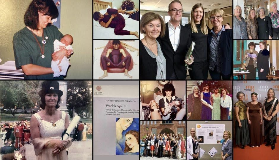 Bildkollage - Elisabeths karriär